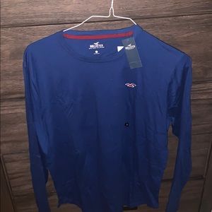 Dark blue men’s long sleeve T-shirt